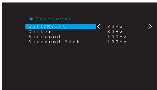 HARMAN KARDON AVR 171S - Crossover (Podzial graniczny) - 1