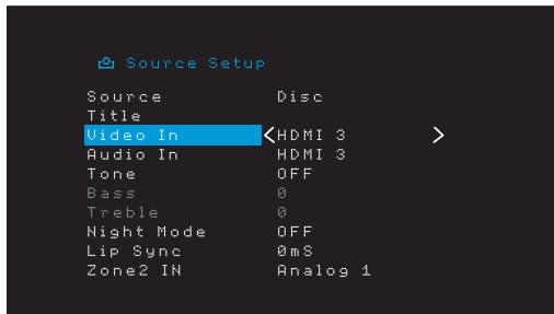 HARMAN KARDON AVR 171S - Configurazione delle sorgenti - 3