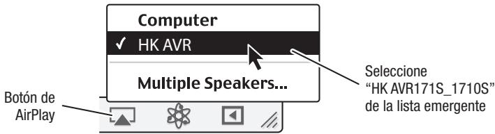 HARMAN KARDON AVR 171S - Escuchar un dispositivo iPod/Phone/IPad - 3