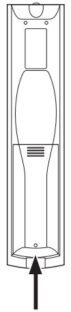 HARMAN KARDON AVR 171S - Installazione delle batterie nel telecomando - 2