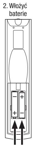 HARMAN KARDON AVR 171S - Umieszczanie baterii w pilocie - 2