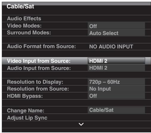 HARMAN KARDON AVR 270 HKTS 35 - Configurez vos sources - 1