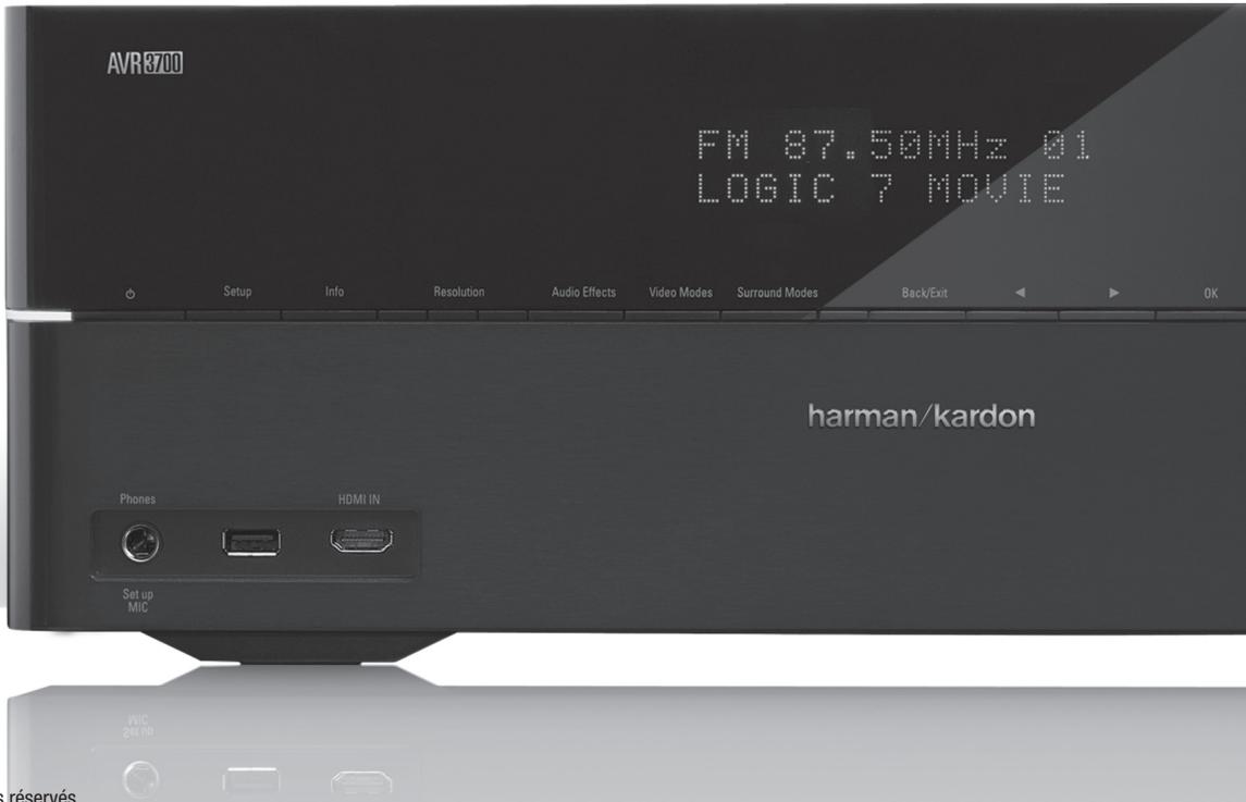 HARMAN KARDON AVR 270 JBL CINEMA 610 - Tableau A1-Connexions recommendées des composants sources - 2