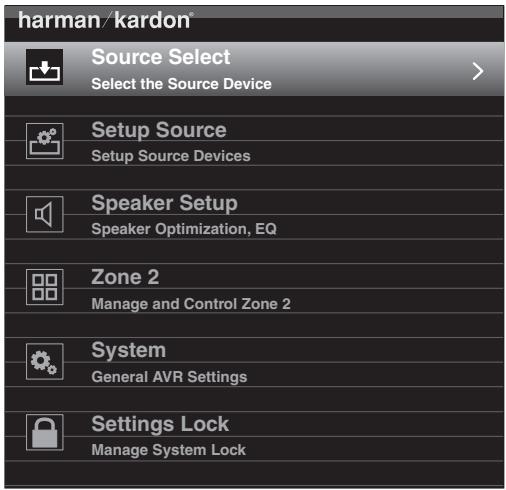 HARMAN KARDON AVR 270 JBL CINEMA 610 - Configuration de l'AVR pour vos enceintes - 2
