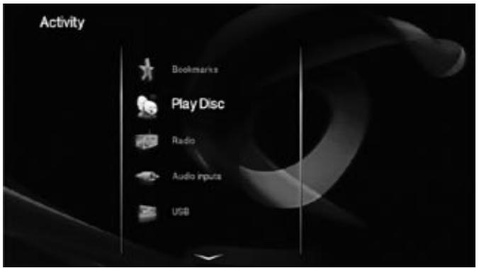 HARMAN KARDON HS 210 - Utilisation du système de menus à l'écran - 1