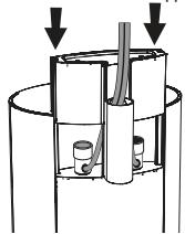 HARMAN KARDON HS 210 - ATTENTION : avant de connecter les enceintes, assurez-vous que le récepteur est étée int et que le cordon secteur est débranché du récepteur et de la prise secteur. - 5