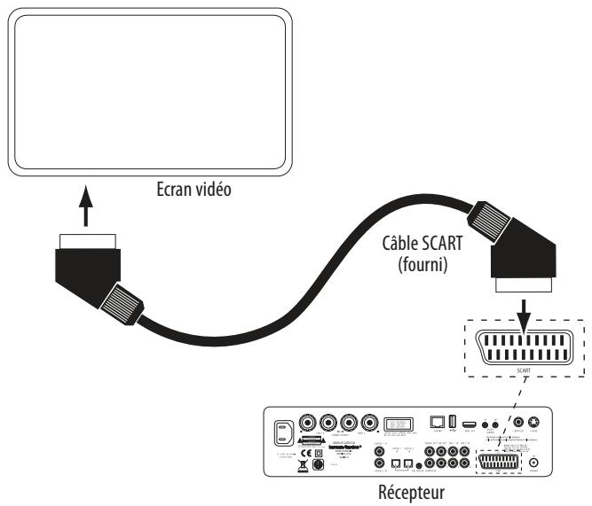 HARMAN KARDON HS 210 - Connector le cable SCART - 1
