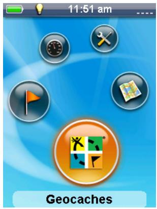 MAGELLAN EXPLORIST GC - Écran du menu principal - 1