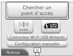 NINTENDO 2DS - Configurer en utilisant Chercher un point d'accès - 2