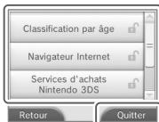 NINTENDO 2DS - Configurer le contrôle parental - 11