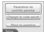 NINTENDO 2DS - Configurer le contrôle parental - 10