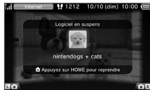 NINTENDO 2DS - Quitter ou suspendre un jeu - 1