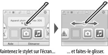 NINTENDO 2DS - Faire défiler les icones - 2