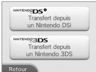 NINTENDO 2DS - Transfert de données - 1