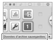 NINTENDO 2DS - Touchez Données d'archive sauvégardées. - 1