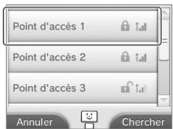 NINTENDO 2DS - Configurer en utilisant Chercher un point d'accès - 4