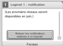 NINTENDO 2DS - Pour cesser de receivevoir des notifications - 1