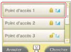 NINTENDO 3DS - Configurer en utilisant Chercher un point d'accès - 4