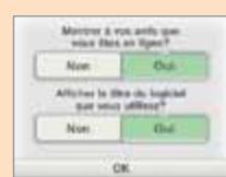NINTENDO 3DS - Paramètres de la liste d'amis - 2