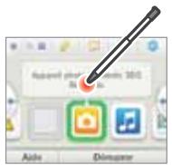 NINTENDO 3DS - Faire défilier les icônes - 3