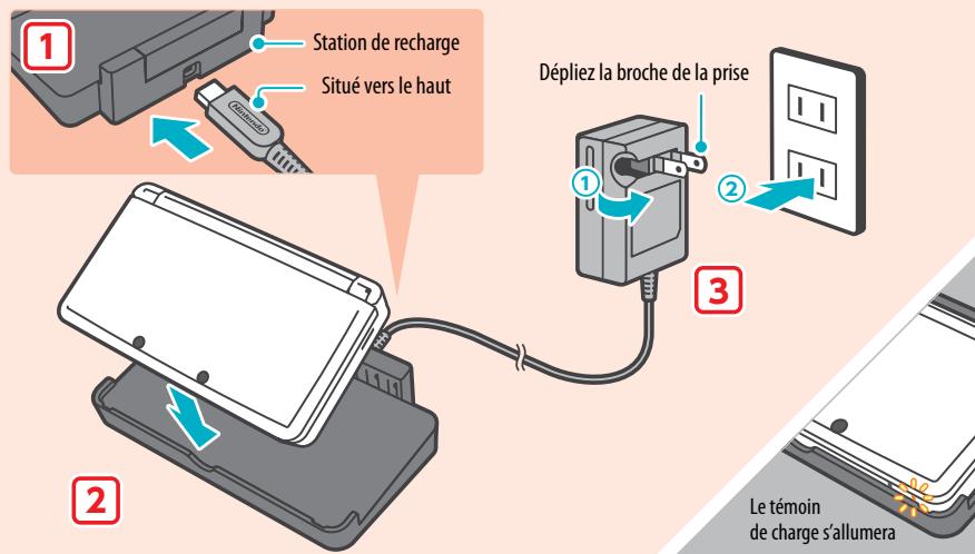NINTENDO 3DS - Recharger la batterie en utilisant la station de recharge Nintendo 3DS - 1