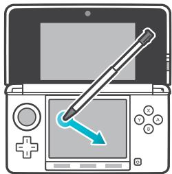 NINTENDO 3DS - Utiliser le stylet - 3