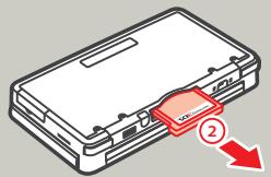 NINTENDO 3DS - Retirer une carte de jeu - 2