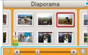 NINTENDO 3DS - Sur l'écran tactile, touchez l'une des miniatures pour l'afficher sur l'écran 3D. - 2