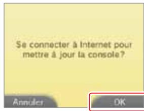 NINTENDO 3DS - Touchez OK à l'écran de mise à jour. - 1