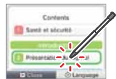 NINTENDO 3DS - Consulter la table des matieres - 2