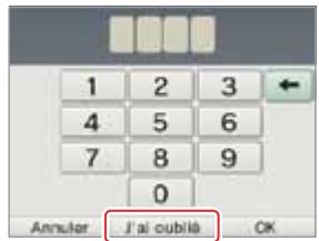 NINTENDO 3DS - Si vous avez oublié votre code secret ou la réponse à la question personnelle - 1