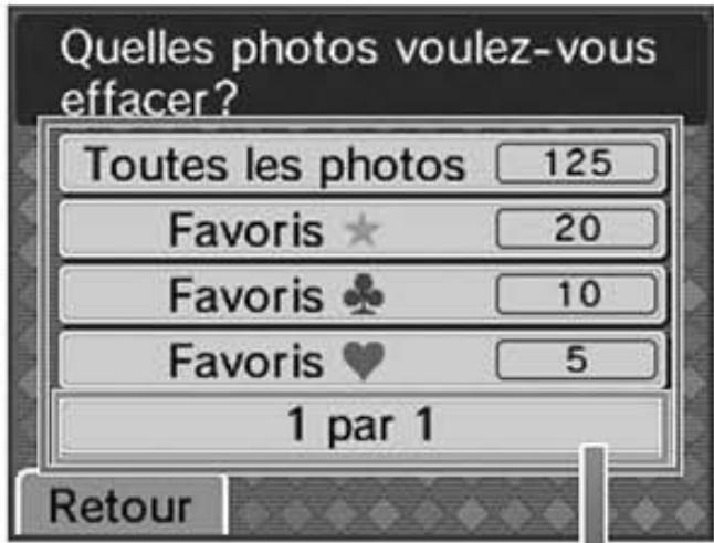 NINTENDO DSI - Effacer des photos, des cadres ou des mémos - 3
