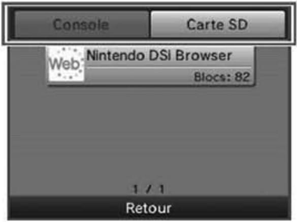 NINTENDO DSI - Copier / Effacer - 1