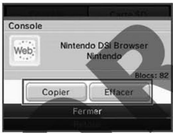 NINTENDO DSI - Copier / Effacer - 3