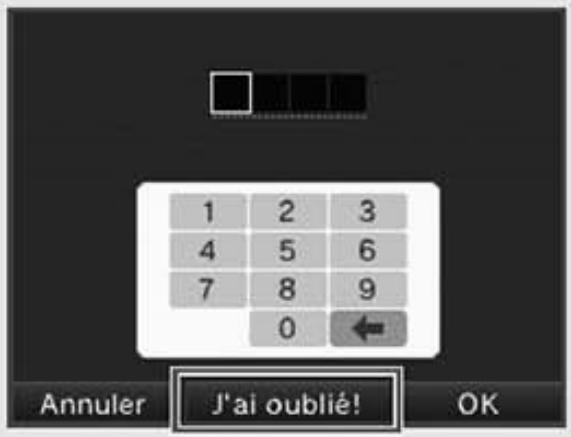 NINTENDO DSI - En cas d'oubli de votre code secret / réponse à votre question personnelle - 1
