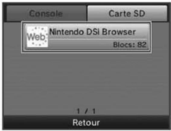 NINTENDO DSI - Copier / Effacer - 2