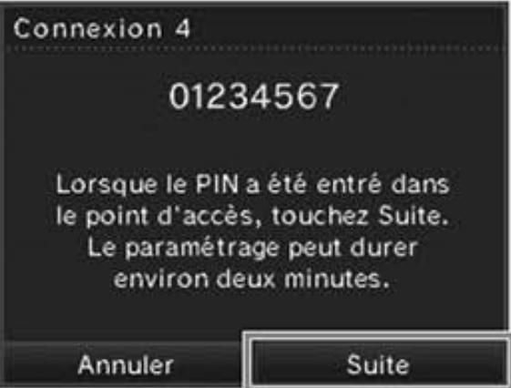 NINTENDO DSI - Opérations à effectuer directement sur le point d'accès - 3