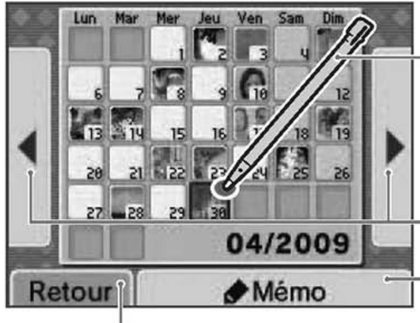 NINTENDO DSI - Calendrier - 2