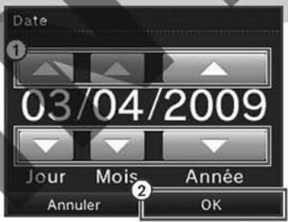 NINTENDO DSI - Régler la date - 3