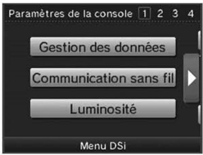 NINTENDO DSI - Paramètres 1 - 1