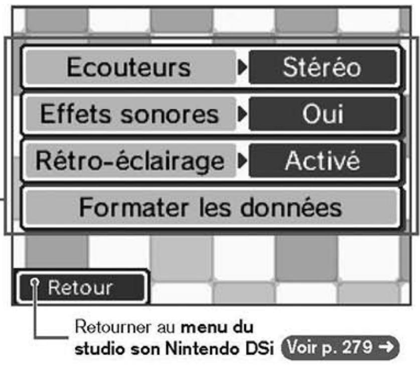 NINTENDO DSI - Paramètres - 1