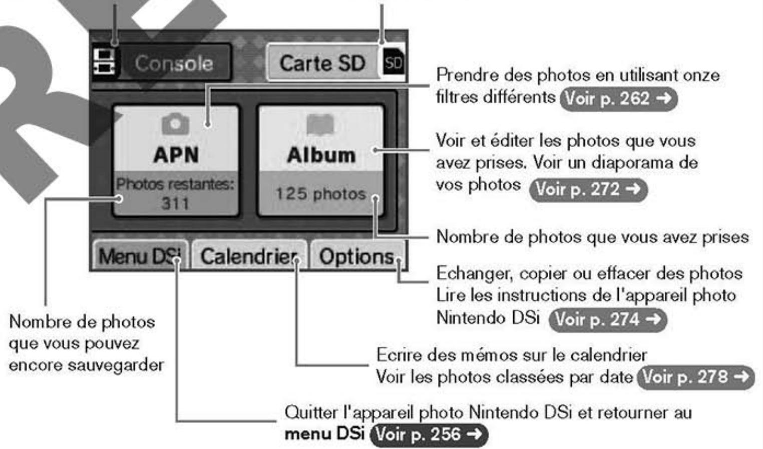 NINTENDO DSI - Description de l'écran - 1