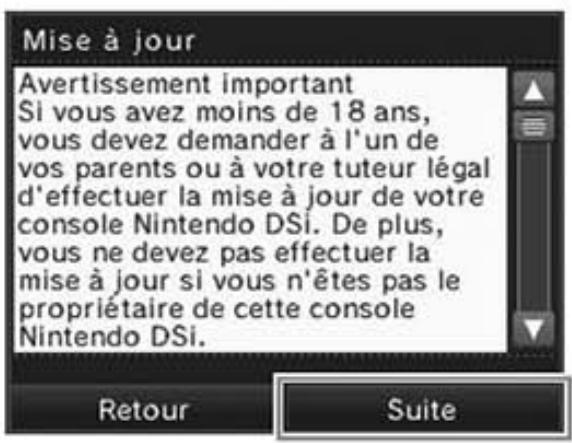 NINTENDO DSI - Comment effectuer une mise a jour - 2
