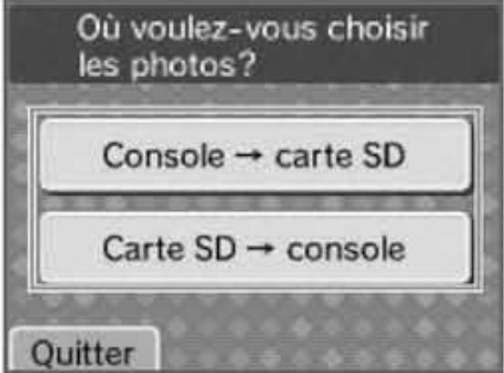 NINTENDO DSI XL - Copier des photos ou des cadres - 2