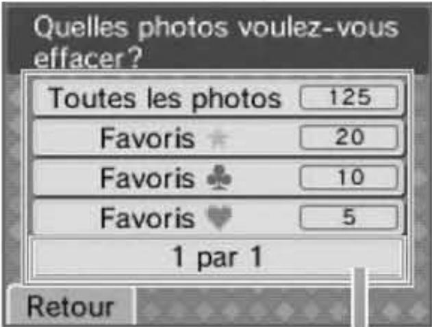 NINTENDO DSI XL - Effacer des photos, des cadres ou des mémos - 6