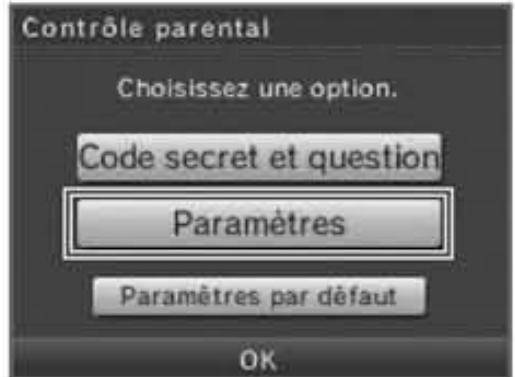 NINTENDO DSI XL - Changer les paramètres de la fonction de contrôle parental - 4
