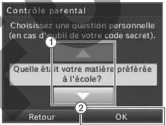 NINTENDO DSI XL - Entrez un code secret à quatre chiffres. - 1
