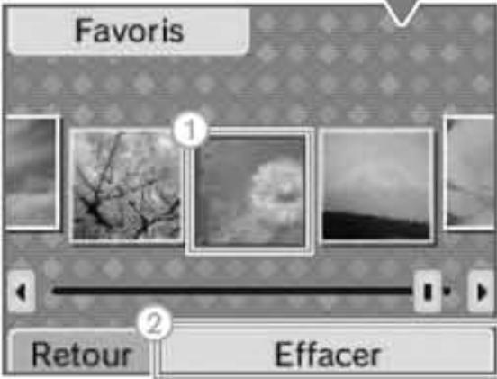 NINTENDO DSI XL - Effacer des photos, des cadres ou des mémos - 8