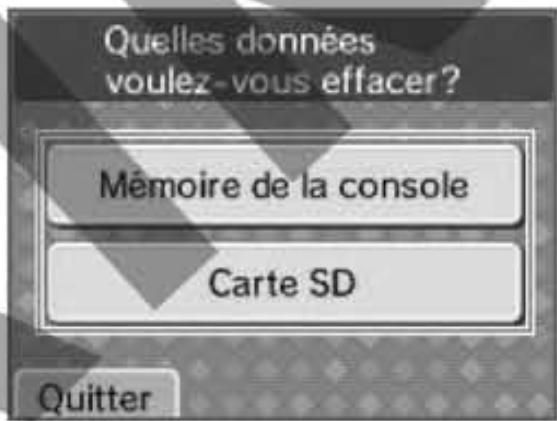NINTENDO DSI XL - Effacer des photos, des cadres ou des mémos - 2