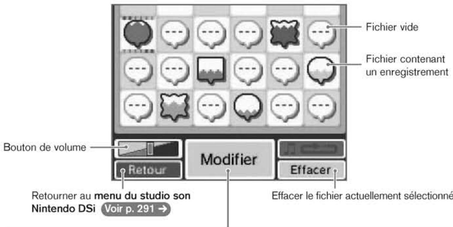 NINTENDO DSI XL - Enregistrer et modifier des sons - 1